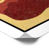 女性とヘビ – アールヌーボー – ジュゲンドアート ポスター (角)