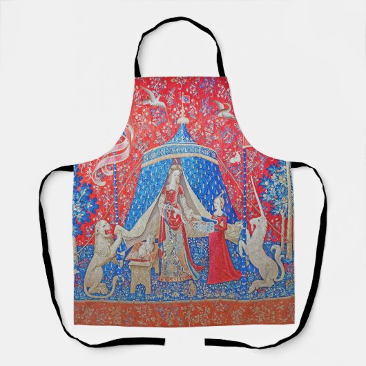 女性と一角獣 エプロン (正面)