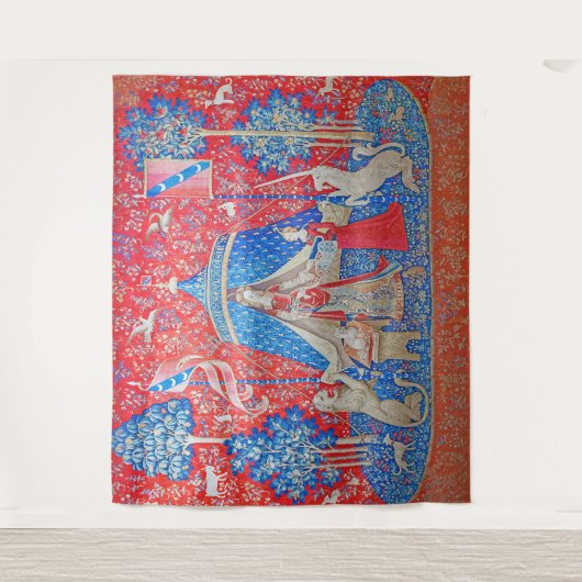 女性と一角獣 タペストリー (正面)