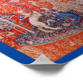 女性と一角獣 ポスター (角)