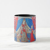 女性と一角獣 マグカップ (中央)