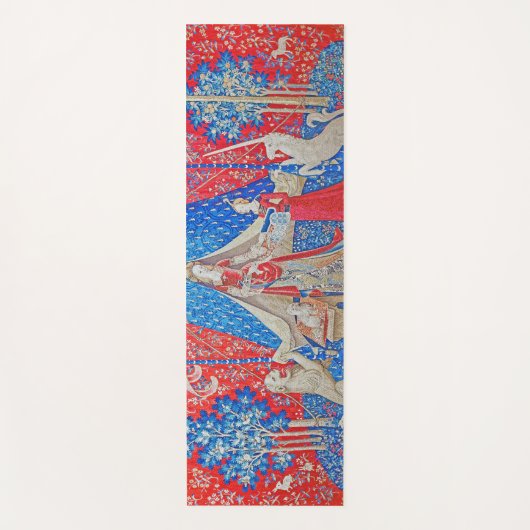 女性と一角獣 ヨガマット (正面)