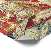 女性と一角獣 – 光景 ポスター (角)