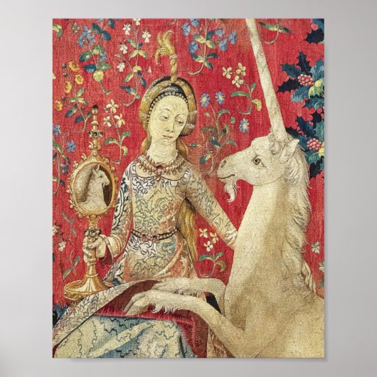 女性と一角獣 – 光景 ポスター (正面)