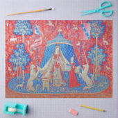 女性と一角獣 薄葉紙 (クラフト)