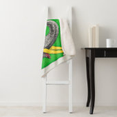 女性と乗馬ゾウを示すサーカスのポスター。 シェルパブランケット (インサイチュ)