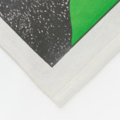 女性と乗馬ゾウを示すサーカスのポスター。 フリースブランケット (角)