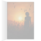 女性と夕暮れのシルエットを思う|過去記事 (内側 (右))