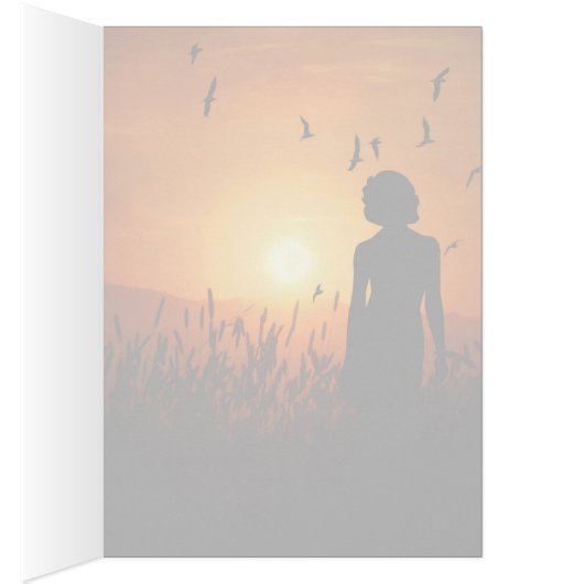 女性と夕暮れのシルエットを思う|過去記事 (内側 (右))