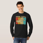 女性と女の子のクールなタートル シータートル 水生 動物 Tシャツ (正面フル)