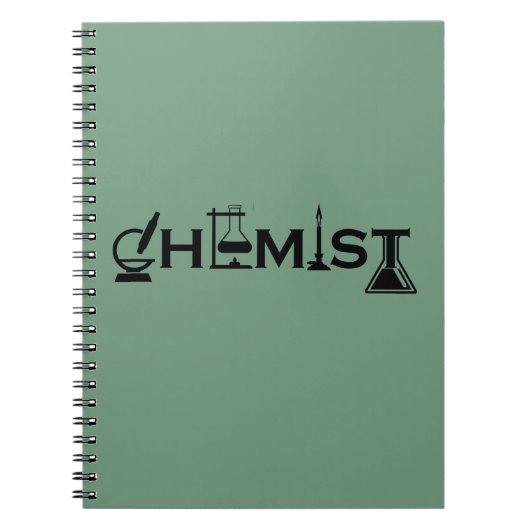 女性と女性化学者への贈り物 ノートブック (正面)