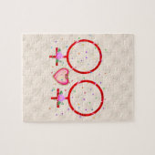 女性と女性 ジグソーパズル (横)