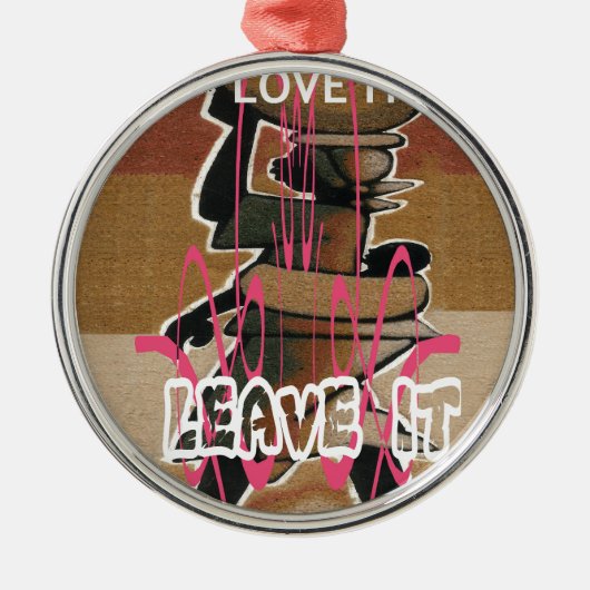 女性と子供たち よくもまあそんなことを言うわね。人生なんてそんなものよ。 メタルオーナメント (正面)