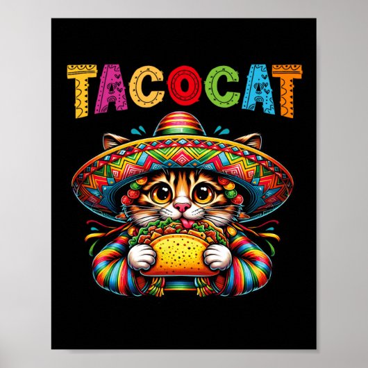 女性と子供のためのタコキャット – Tacocat Cinco De May ポスター (正面)