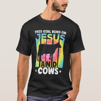 女性と子供のための牛の服 牛飼い 牛好き_4 Tシャツ