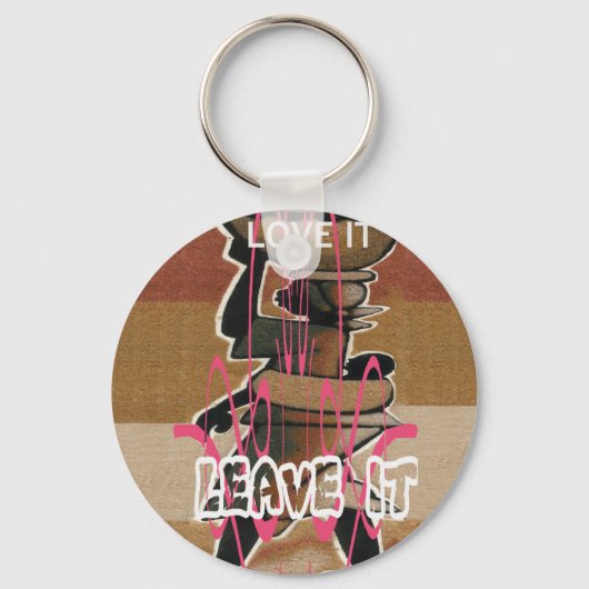 女性と子供の人生は公平ではない;それに慣れなさい。 キーホルダー (正面)