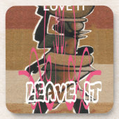 女性と子供の人生は公平ではない;それに慣れなさい。 コースター (正面)