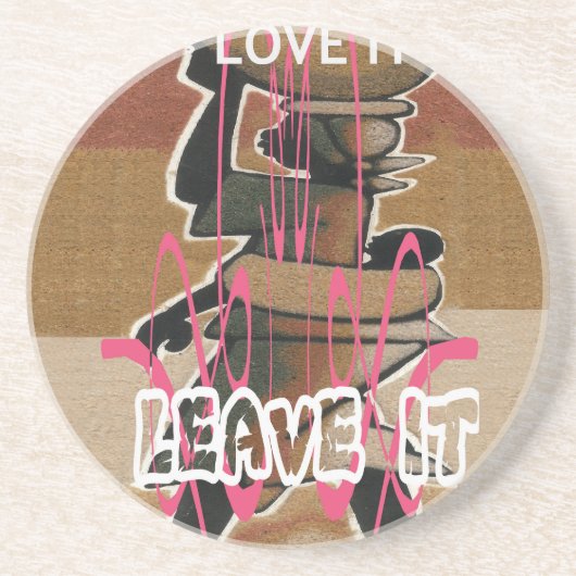 女性と子供の人生は公平ではない;それに慣れなさい。 コースター (正面)