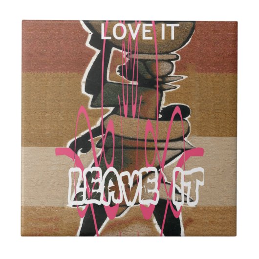 女性と子供の人生は公平ではない；それに慣れなさい。 タイル (正面)