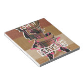 女性と子供の人生は公平ではない;それに慣れなさい。 ノートパッド (アングル)