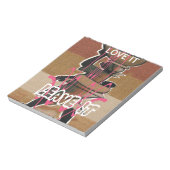 女性と子供の人生は公平ではない;それに慣れなさい。 ノートパッド (回転)