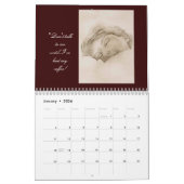 女性と少女のカレンダー カレンダー (1月 2026)