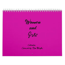 女性と少女のカレンダー カレンダー