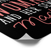 女性と彼女の力を決して過小評価しない ポスター (角)