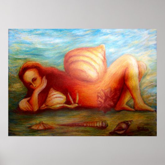 女性と彼女の家 ポスター (正面)