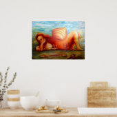 女性と彼女の家 ポスター (キッチン)