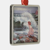 女性と波（Frantisek Kupka著） メタルオーナメント (右)