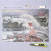 女性と波（Frantisek Kupka著） 薄葉紙 (クラフト)