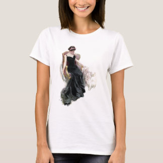 女性と猫たち Tシャツ