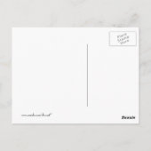 女性と猫と非常に良い本のはがき ポストカード (裏面)