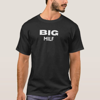 女性と男性おもしろいプルオーバーのための大きなMILFギフト Tシャツ