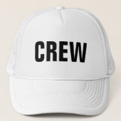 女性と男性のためのスタッフのクルーのセキュリティメンバーハット キャップ (正面)