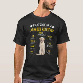 女性と男性のためのラブラドール・レトリーバーの解剖学 Tシャツ