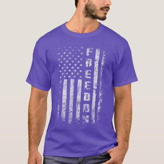女性と男性のための自由シャツアメリカ合衆国旗 Tシャツ