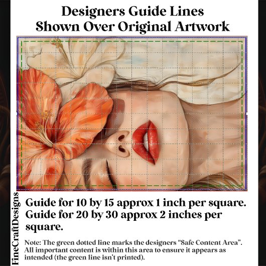 女性と花クローズアップポートレートCJ2デクページ 薄葉紙