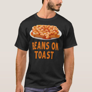 女性と英国のFoのためのトーストのコスチュームアイディアの豆 Tシャツ