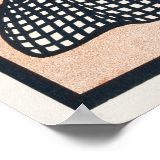 女性と車 ポスター (角)