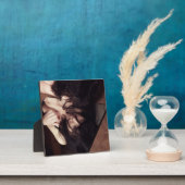 女性と鏡 フォトプラーク (インサイチュ)