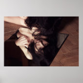 女性と鏡 ポスター (正面)