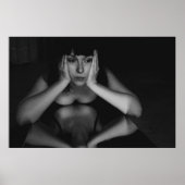 女性と鏡 ポスター (正面)