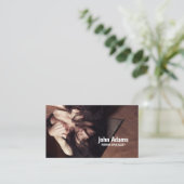 女性と鏡 名刺 (スタンド正面)