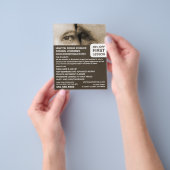 女性と馬、乗馬インストラクター、アカデミー チラシ (手)