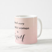 女性について コーヒーマグカップ (正面右)