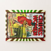 女性による犯罪#1黄金時代の漫画本カバー ジグソーパズル (横)