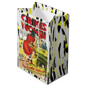 女性による犯罪#1黄金時代の漫画本カバー ミディアムペーパーバッグ (正面アングル)