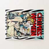 女性による犯罪#3黄金時代の漫画本カバー ジグソーパズル (横)